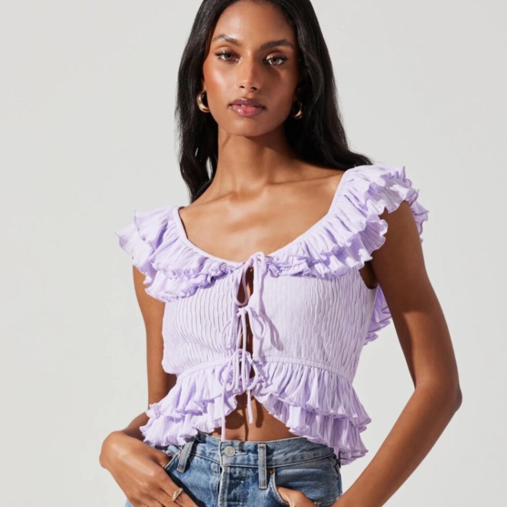 ASTR the Label Ruffle Top - Picture 4 of 4